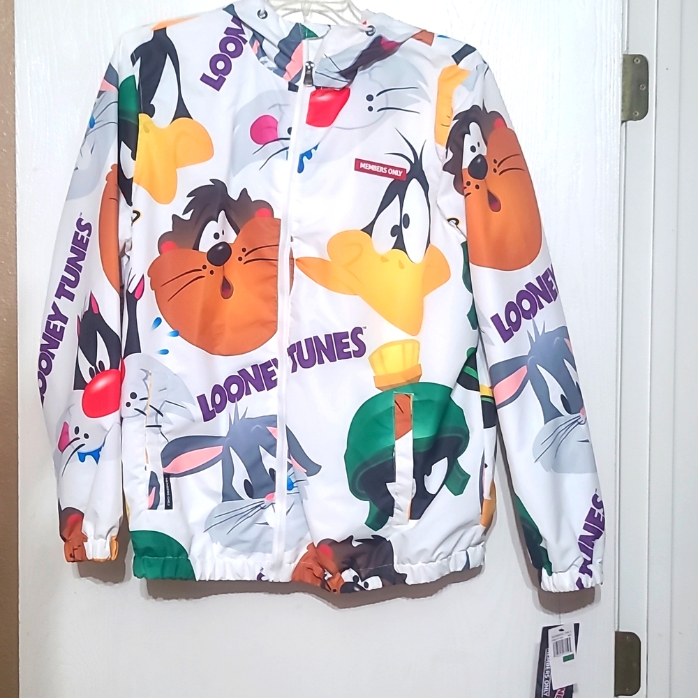 Looney Tunes Character Members Only Print Jacket (Windbreaker)